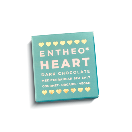 ENTHEO Heart chocolate bar