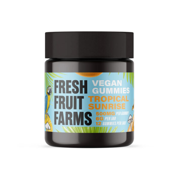 Fresh Fruit Farms Tropical Sunrise Gummies Bottle